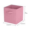 thumbnail image 3 of Mainstays Storage Cube Fabric Basket Bin - Foldable, Great for Nursery, Playroom, Closet, Home Organization, 3 of 6