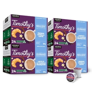 Timothy Indulgence Française Vanille Latte Keurig® K-Cup® Pods 96 Nombre
