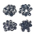 thumbnail image 1 of GUOOL 50x Snap Fasteners Press Stud Buttons for Leather Jacket Jeans Bag Clouses Black, 1 of 7
