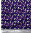 thumbnail image 1 of Soimoi Velvet Fabric Leaves,Watermelon & Rabbit Kids Print Fabric by The Yard 58 Inch Wide, 1 of 3