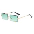 thumbnail image 1 of Milaget Fashion Small Square Frameless Green, 1 of 7