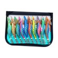 thumbnail image 2 of S SERENABLE 10Pcs Fishing Lures Set Squid Jig Lures Sinking Lure for Saltwater Accessory 13cm, 2 of 9