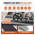 thumbnail image 3 of KFFKFF Compact Wheelchair Access Ramp, 8 ft with 800 lbs Load Limit, Anti-Slip Aluminum Collapsible Threshold Ramp, Foldable Access Ramp for Wheelchair, Disability Ramp for Household Steps, 3 of 9