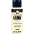 thumbnail image 1 of FolkArt Glow-in-the-Dark Acrylic Paint, Neutral, 2 fl oz, 1 of 7