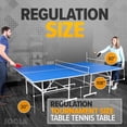 thumbnail image 4 of JOOLA 4-PIECE QUADRI (15MM) TABLE TENNIS TABLE WITH NET AND POST SET, 4 of 6
