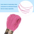 thumbnail image 4 of Unique Bargains Light Fuchsia Embroidery Floss, 8m - 12 Skeins, 4 of 6