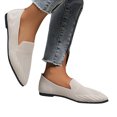 thumbnail image 3 of Cathalem Ballerines Simples à Semelle pour Femmes, Chaussures Plates de Marche à Bout Rond, Ballerines Habillées Confortables, Chaussures Habillées pour Femmes, Ballerines pour le Travail, Blanc 37, 3 of 5