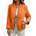 thumbnail image 1 of Manteaux d'Hiver pour Femmes, Veste Matelassée Chaude à Fermeture Éclair à Manches Longues, Coupe Régulière, Couleur Unie, Décontractée pour Femmes, Manteaux d'Hiver pour Femmes, 1 of 7
