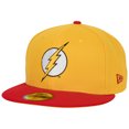 thumbnail image 1 of The Flash Logo DC Comics Yellow Colorway New Era 59Fifty Fitted Hat-7 7/8 Fitted, 1 of 6