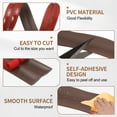 thumbnail image 4 of Uxcell Protector 0.8"x29.5 ft Self Adhesive Guard Brown for Wall Table Floor, 4 of 5