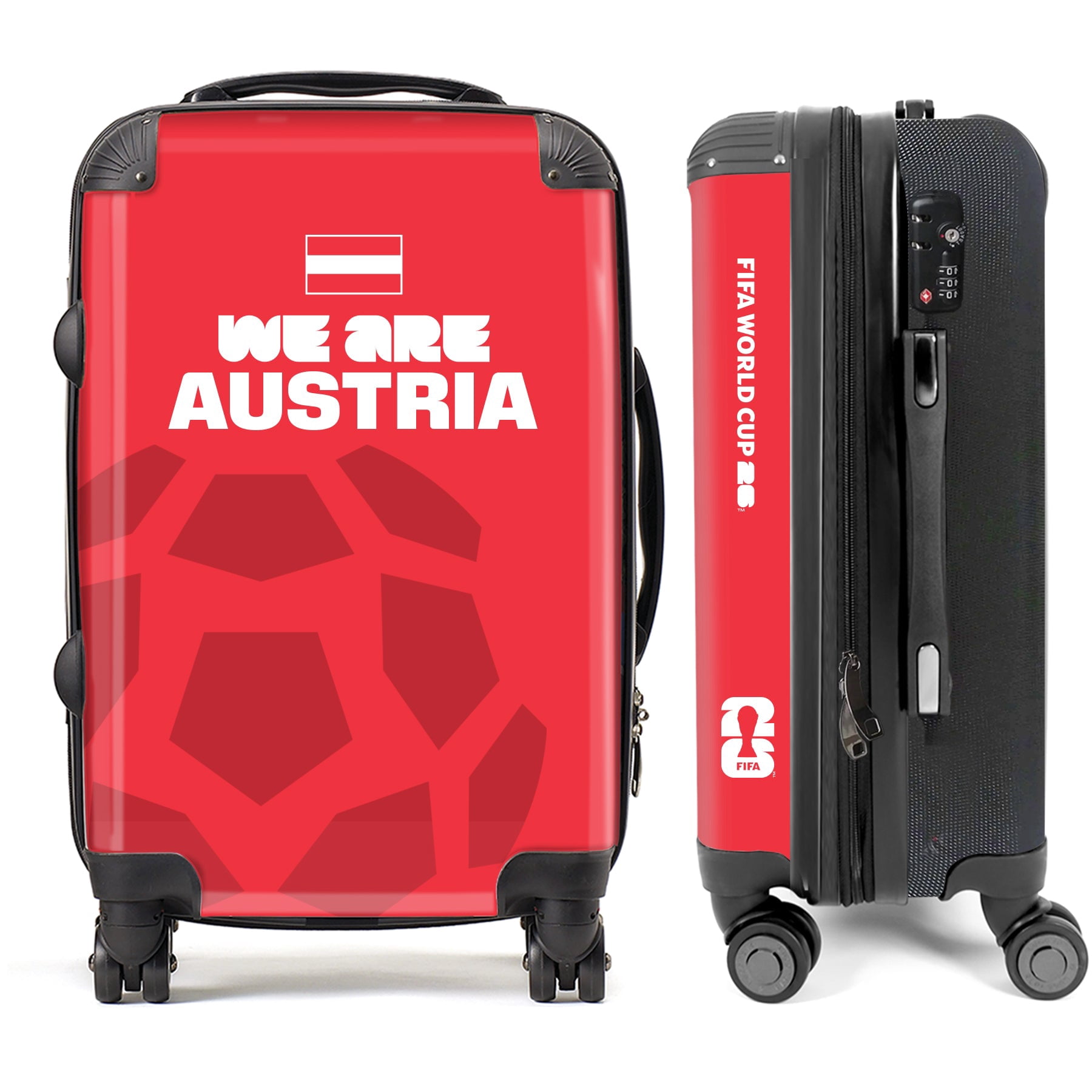 Austria1 FIFA World Cup 2026™ Carry On 20” Spinner Suitcase with TSA Lock