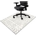 thumbnail image 1 of Office Chair Mat for Hardwood & Tile Floor,Boho Moroccan 60"x48" Computer Chair Mat for Rolling Chairs Carpet, Under Desk Non Slip Gaming Rug, Low-Pile Rubber Backing Large Protector Mat, 1 of 4