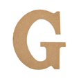 thumbnail image 1 of Plaid Unfinished Wood 5" Letter, G, 1 of 7