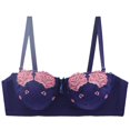thumbnail image 1 of Women‘s Sexy Embroidered Support Bra  Oversized Adjustable Bra   French Style, 1 of 3