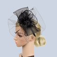 thumbnail image 4 of Couvre-chef Femme Rétro Fête Dîner Couvre-Chef Fleur Chapeau Mariée Couvre-Chef Européen et Américain Fleur, 4 of 4