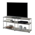 thumbnail image 3 of Convenience Concepts Designs2Go Three-Tier 60" TV Stand in Gray Faux Birch Wood, 3 of 5