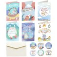 thumbnail image 2 of 6 Pcs Cartes de Vœux de Pâques avec Enveloppes Cartes de Note Joyeuses Pâques Cartes de Note Mignonnes pour Anniversaire de Pâques, 2 of 8