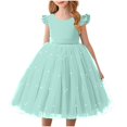thumbnail image 1 of Tendance, Robe Bouffante en Maille Unie à la Mode, Performance Formelle, Tissu en Maille, Coupe Confortable, Robe de Fête pour Filles, Occasion Formelle, Tenue de Soirée Stylée Stylée et Fonctionnelle, 1 of 9