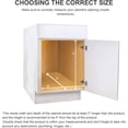 thumbnail image 4 of Heavy Duty 2 Tier Pull Out Cabinet Organizer, Kitchen Under Cabinet Slide Out Shelf, Chrome, 4 of 7