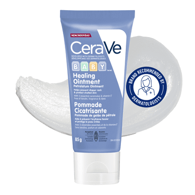CeraVe Baby Healing Ointment, Diaper Rash Ointment with Ceramides and Vitamin E, 85g
