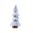 thumbnail image 2 of SouMaox Wooden Christmas Tree, Snow Flocked Cedar Design, Round Base Stability, Tabletop Festive Ornament for Party Decor, 2 of 9