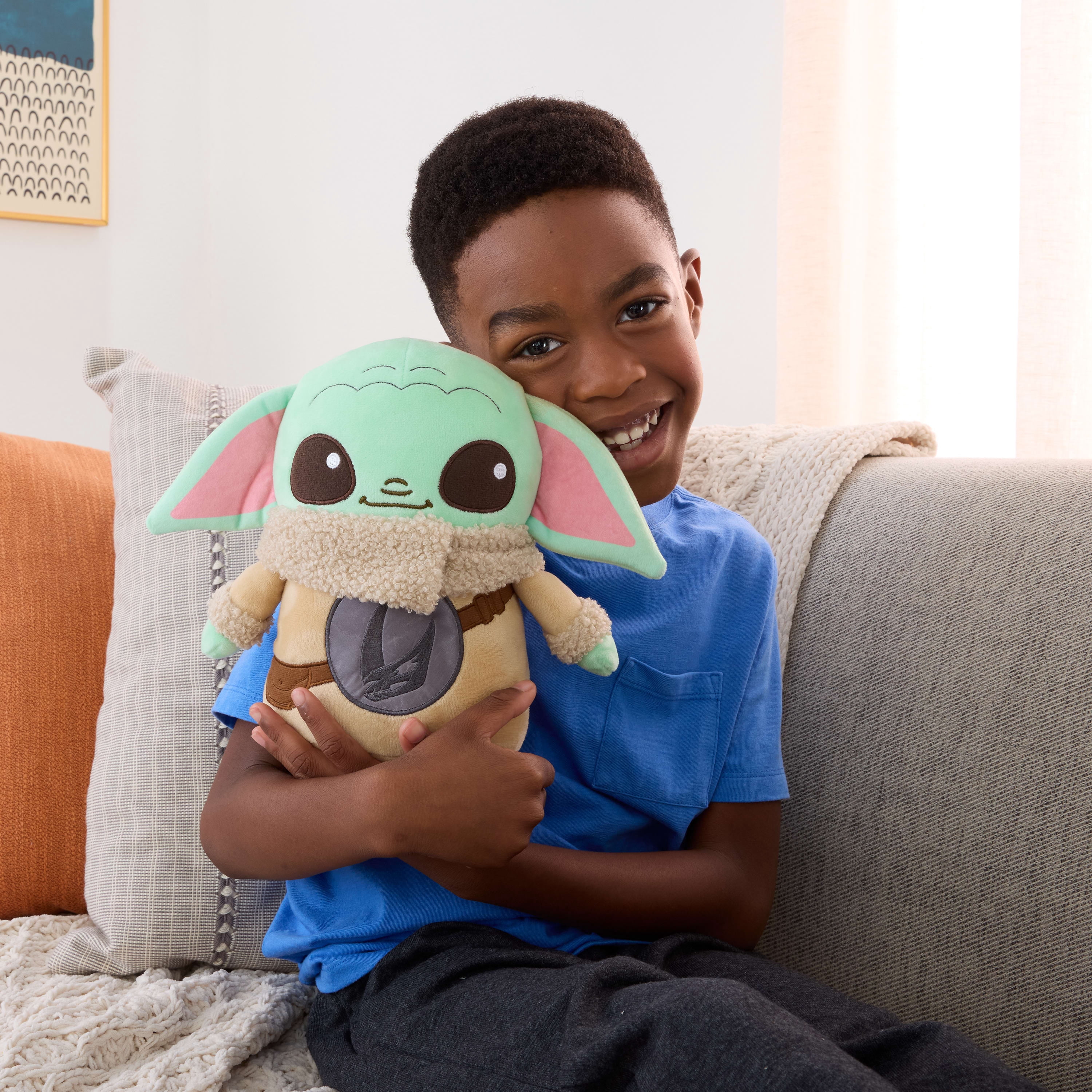 Star Wars The Mandalorian & Grogu Movie Grogu Rondel Design 9-inch Soft Plush Doll Collectible