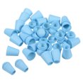 thumbnail image 1 of Unique Bargains Bell End Stopper, Cord Rope Lock for Drawstring Bag, Light Blue 50 Pack, 1 of 5