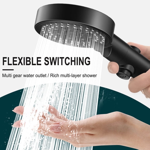Turbo Fan Shower Head Household Bath Bathroom Shower Supercharged Household Bath Shower Super Strong Rain Shower Head Low Water Pressure Shower Head Low Pressure Shower Head
