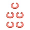 thumbnail image 1 of mmirethe High-end Texture Toilet Seat Pad Comfort And Easy Installation Exquisite Craft Orange 5Set, 1 of 6