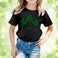 thumbnail image 2 of Kcodviy T-Shirts à Manches Longues à Col Rond Imprimés pour Enfants T-Shirt à Manches Courtes pour Enfants T-Shirts Avion pour Filles pour Garçons et Filles, 2 of 4
