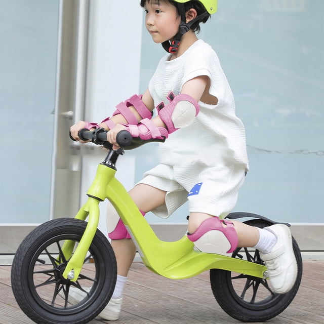 Kids Bike Helmet Set Skateboard Knee Pads,Protective Gear Set Knee Pads Elbow Pads Wrist Guards Set Protective Gear Set for Roller Skates Cycling Bike Skateboard Inlines Skating Scooter Riding Sports