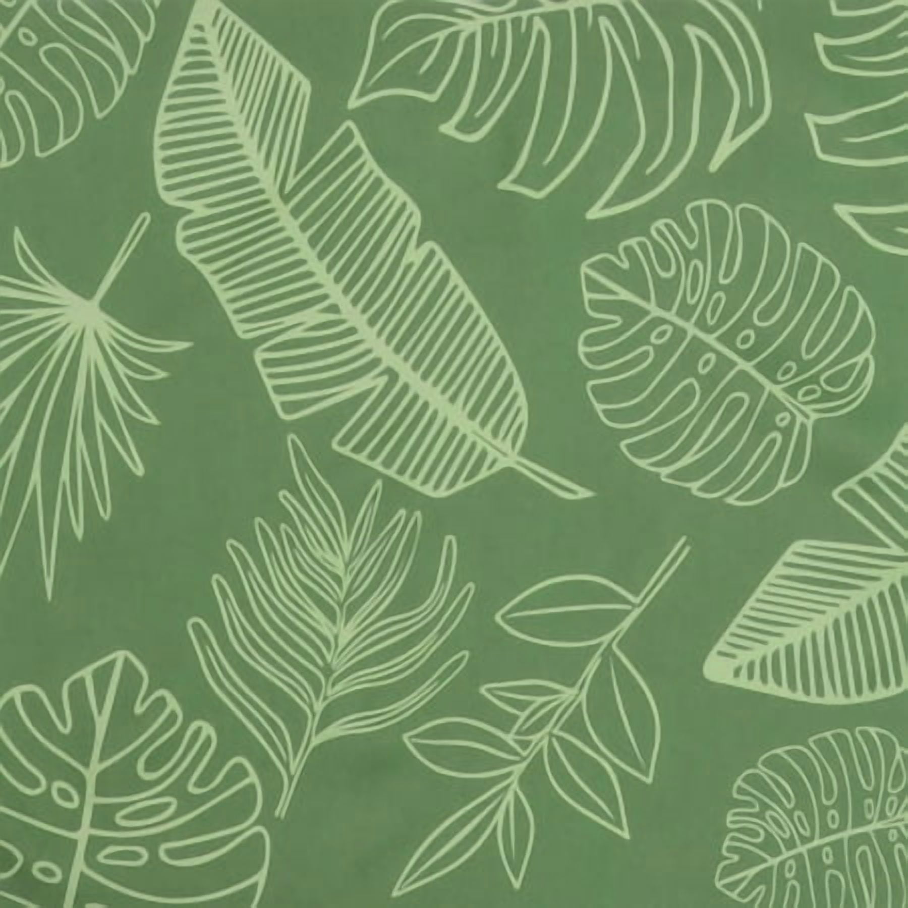 vidaXL Sun Lounger Cushion Leaf Pattern Oxford Fabric