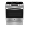 thumbnail image 1 of GE Profile 30" Slide-In Electric Range with Air Fry and Baking Drawer Fingerprint Resistant Stainless Steel- PCS940YMFS, 1 of 7