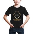 thumbnail image 1 of B91xZ T-Shirts Garçons Manches Courtes Col Rond, Noir 9-10 Ans, 1 of 4