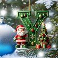 thumbnail image 4 of LSLJS 26 Letters Christmas Tree Decoration Pendant Christmas Tree Ornaments Personalized DIY Christmas Ornaments Christmas Decorations Xmas Tree Hanging Decor Christmas Ornaments, 4 of 5