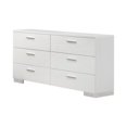 thumbnail image 1 of Coaster Furniture Felicity 6 Tiroirs Blanc Lustré,, 1 of 3
