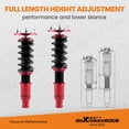 thumbnail image 4 of Maxpeedingrods Kit d'Abaissement de Suspension à Bobine pour Mitsubishi Eclipse 95-99 2e Gén. Amortisseurs Rouges, 4 of 6