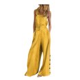 thumbnail image 1 of B91xZ Combinaison une Pièce pour Combinaisons, Coupe Ample, Jambes Larges, Extensible, Confortable, Jaune TG, 1 of 5