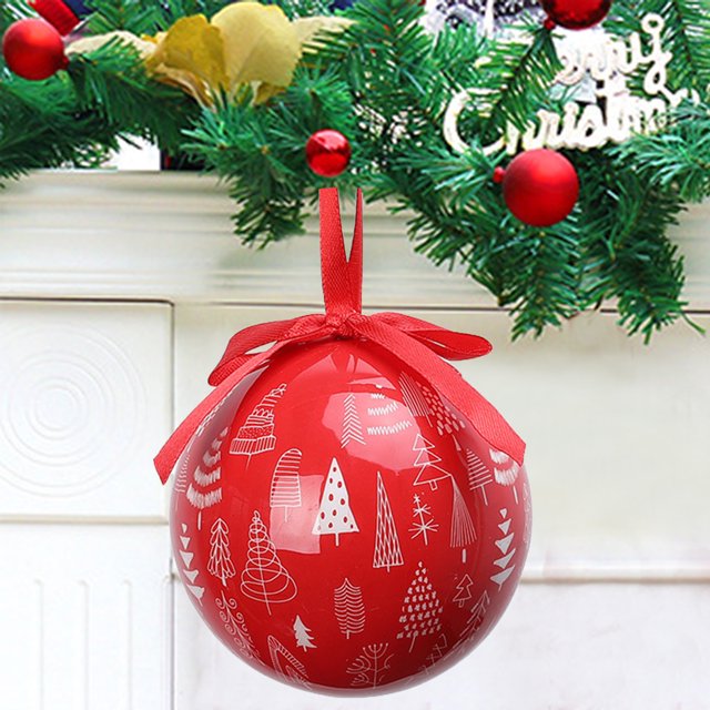 Suncoda Holiday Ball, Holiday Ball Ornament Tree Ornament, 2.8 Inch Multi-Style Holiday Light Bulb Ornament Holiday Tree Ornament Tree Dress Family Party Holiday Ornament