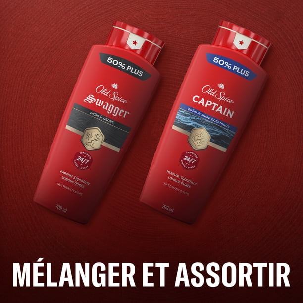 Old Spice Red Collection Body Wash for Men, Swagger Scent, Shower