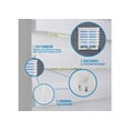 thumbnail image 4 of WYMO Zebra Blinds 64 x 64 INCH - Sheer Horizontal Blinds and Shades for Daytime and Nighttime - Light Filtering Roller Shades for Windows - White - Manual Control Stick, 4 of 8