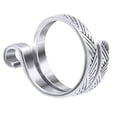 thumbnail image 1 of Crochet Finger Ring Adjust Crochet Tension Ring Open Yarn Guide Finger Clip Crochet Thimble, 1 of 3
