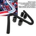 thumbnail image 4 of Flexible Radiator Hose, 48inch Radiator Flexible Coolant Water Hose Kit Universal Heat Resistant Stainless Steel Heat Dissipation Hose Set with 4 Caps, 4 of 7