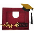 thumbnail image 2 of Eoozwa 2026 Graduation Keepsake Frame, Wooden Desktop Photo Display with Bachelor Cap and Tassel Design, Tabletop Ornament for Achievement Celebration, 2 of 2