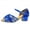 Blue, variant on Women Fashion Dancing Rumba Waltz Prom Ballroom Latin Salsa Dance Shoes Sandals