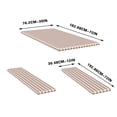 thumbnail image 4 of Tables de Pique-Nique pour l'Extérieur Cour Extérieure Housse de Table Imperméable Ensemble de Trois Pièces Nappe de Pique-Nique Dos en Flanelle Housse de Table Élastique Housse de Table de Pique-Nique, 4 of 5