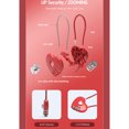 thumbnail image 2 of Langgg 2-Piece Heart-Shaped Combination Lock, Heart-Shaped Combination Durable, For Storage Day and Outdoor Combination red 06U(50CM), 2 of 6