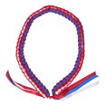 thumbnail image 1 of 47.24in Graduation Ribbon Lei 4 Strands Handmade Braided Necklace for School Graduation Gift Party, 1 of 8
