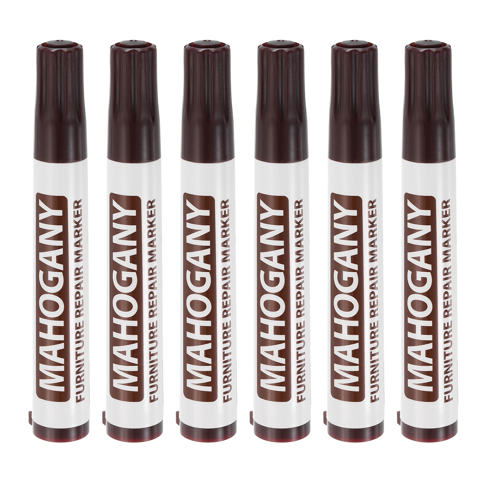 Uxcell Furniture Repair Wood Markers 6 Pack Mahogany Touch Up Filler Sticks Oil Based Paint Markers
