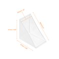 thumbnail image 2 of 20Pack Corner Protectors 30x67mm Plastic Right Angle Corner Guards Cushion, White, 2 of 6